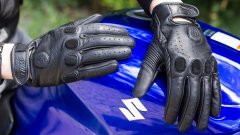 shumee WOLF LAHKE, MOČNE USNJENE MOTOCIKLERSKE ROKAVICE ČRNE M