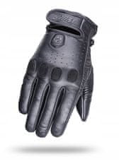 shumee WOLF LAHKE, MOČNE USNJENE MOTOCIKLERSKE ROKAVICE ČRNE M