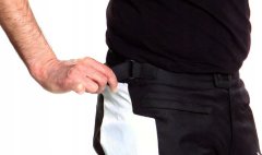 shumee WOLF 2-SLOJNE MOTOCIKLERSKE HLAČE ZAŠČITNE ČRNO-BELE XL