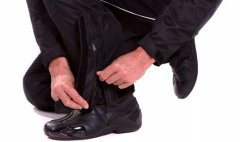 shumee WOLF 2-SLOJNE MOTOCIKLERSKE HLAČE ZAŠČITNE ČRNO-BELE XL