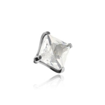 shumee Kapa iz titana z belim cirkonom - srebrna - TNA-075 1.2/3