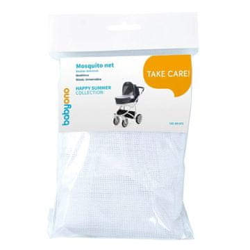 shumee Valkoinen hyttysverkko rattaille, Babyono