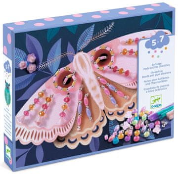 shumee Taidesarja: Pujotus ja koristelu helmillä - Animals at Night, Djeco