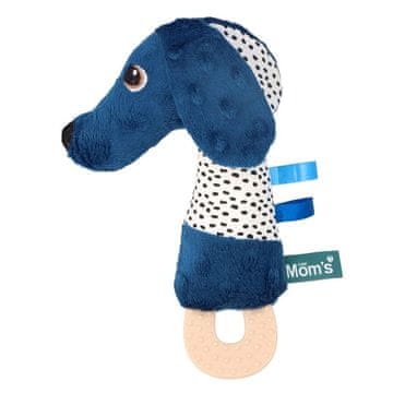 shumee Squeaky Teether ja Jamiś, laivastonsininen, Mom's Care