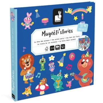 shumee Magnetistories magneettinen palapeli Party in the Forest, Janod