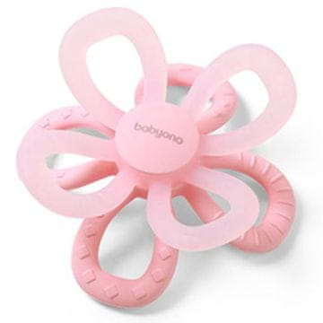 shumee Silikoni FLOWER Teether Pink Flower, Babyono