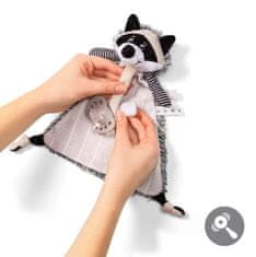 shumee Babyono Racoon Rocky pehmolelu tuttipidikkeellä