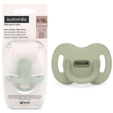 shumee Fysiologinen silikonitutti SX Pro Color Essence vihreä 6-18m, Suavinex