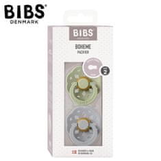 BIBS BOHEME M 2-pakkaus SAGE & CLOUD kumitutti, ruokalaput