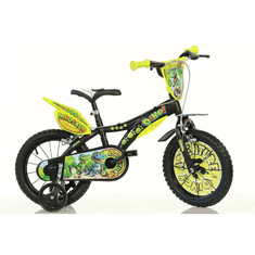 Dino bikes otroško kolo 614L-DS 14", črno-zeleno