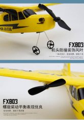 Ikonka RC letalo FX803 Piper 150mah