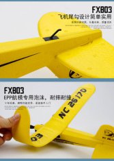 Ikonka RC letalo FX803 Piper 150mah