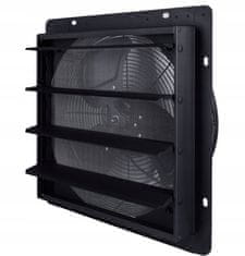 Stenski aksialni ventilator 220V z regulatorjem in žaluzijami premera 350 mm, Pretok zraka: 1180 m3/h