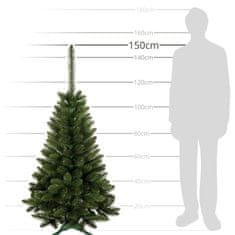 sarcia.eu Umetna smreka Milano, gosto drevo + podstavek, realistična 150 cm