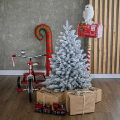 Bellushortus Umetno skandinavsko smrekovo božično drevo, gosto, zasneženo, v loncu 80 cm