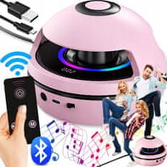 Dexxer Elektronska aku. fitnes kolebnica BT zvočnik pametna LED skakalna vrv roza