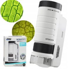 Dexxer Prenosni LED+UV izobraževalni mikroskop 200x