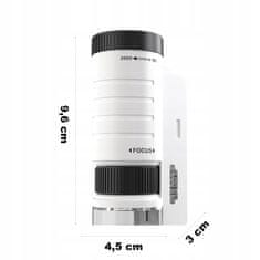 Dexxer Prenosni LED+UV izobraževalni mikroskop 200x