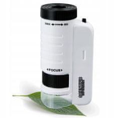 Dexxer Prenosni LED+UV izobraževalni mikroskop 200x