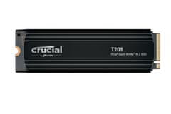 Crucial T705 SSD disk s hladilnikom, 4TB, PCIe Gen5, NVMe M.2