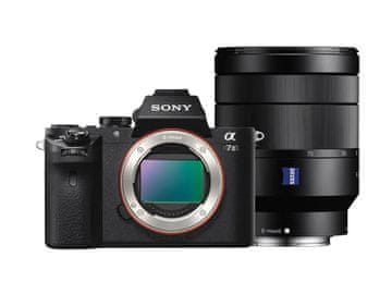 Sony Alpha 7 II fotoaparat z objektivom 24–70 mm Vario-Tessar T* FE F4 ZA OSS