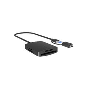 IcyBox IB-CR302-CU3 čitalec kartic USB 3.0 z USB-A in USB-C priključkom