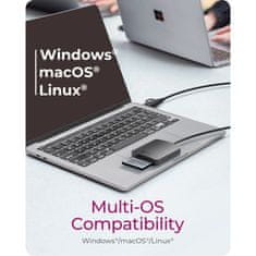 IcyBox IB-CR302-CU3 čitalec kartic USB 3.0 z USB-A in USB-C priključkom