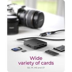 IcyBox IB-CR302-CU3 čitalec kartic USB 3.0 z USB-A in USB-C priključkom