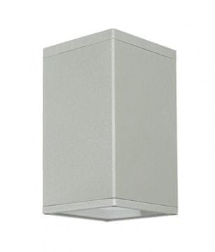 shumee Zunanja stropna svetilka 21x12 cm 1xE27 srebrna IP54 SU-MA 8003 AL