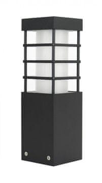 shumee Vrtni steber 25 cm 1xE27 črn IP54 SU-MA RADO RADO II 3 BL