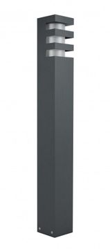 shumee Vrtni stebriček 75 cm 1xE27 temno siv IP54 SU-MA RADO RADO 1 DG