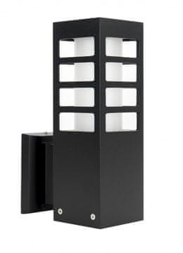 shumee Aluminijasta zunanja stenska svetilka 1xE27 črna IP54 SU-MA RADO RADO III K BL