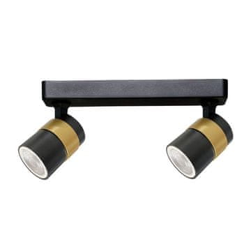 Spot Anillo 2xGU10 črna LP-770/2W BK Light Prestige