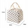 shumee ECARLA termo torba za piknik škatla za malico 26x21x18cm marjetice PJM45