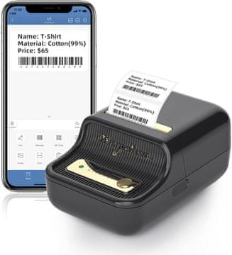 shumee NIIMBOT B21 Bluetooth termični tiskalnik nalepk