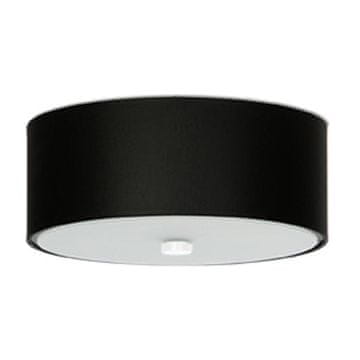 shumee Moderna okrogla stropna svetilka, črna, Ø30, SKALA, 3xE27, 15W, SL.0760, Sollux Lighting
