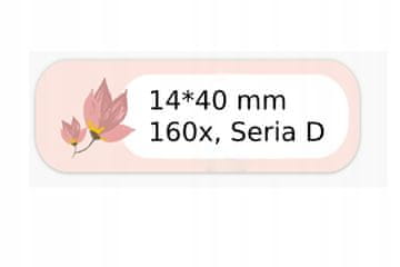 shumee NIIMBOT Nalepke Nalepke serije D 14*40 mm RASTLINE2