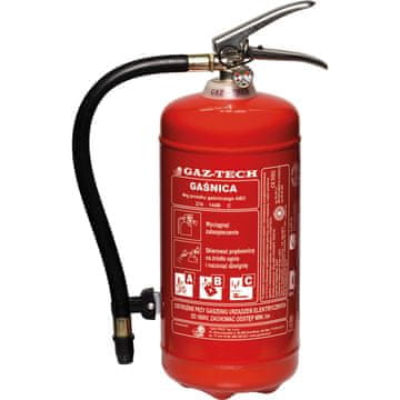 shumee Gasilni aparat na prah z držalom GP4 4kg ABC/E 1kV