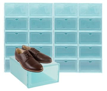 shumee Organizator za škatle za čevlje z moduli za zavihke, velikost XL
