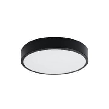 SOLLUX lighting Moderna okrogla stropna svetilka, črna, Ø40, ONYX LED, 23W, SL.1244, Sollux Lighting
