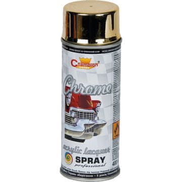 Super krom barva v spreju, zlata barva s kromiranim učinkom 13012 AGTECH 400 ml