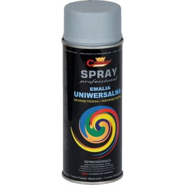 Barva v dozi Hitrosušeči emajl siv sprej RAL 7001 AGTECH 400 ml