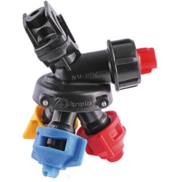 shumee 3-pozicijska razpršilna glava (tip Arag) fi 22mm 10mm AP0-100/G09_22F10