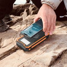 shumee SOLARNI POWERBANK 4xUSB 20000mAh 20W INDUKCIJSKI IP65