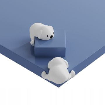 shumee ZAŠČITA OMARICE ZA KOT, ROBOVE KOTNEGA POHIŠTVA, PREVLEKA ZA MIZO Z MEDVEDKOM, 2 KOS