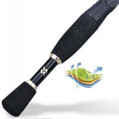 shumee TELESKOPSKA PALICA IZ OGLJIKOVIH VLAKEN Spinning 1,8 m 7 kosov MOČNA 8-25 g