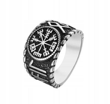 shumee Vikinški prstan s pečati, nordijski amulet, runa 472