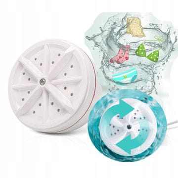 shumee MINI POTNI PRALNI STROJ USB Potovalni centrifugalni stroj