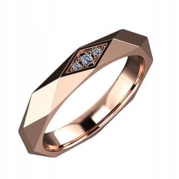 shumee ZLAT POROČNI PRSTAN IZ JEKLA 316L velikost 17