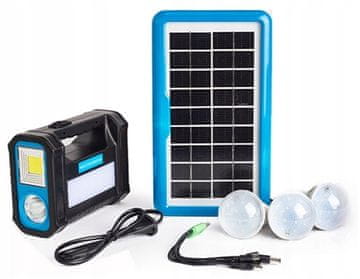 shumee SONČNI POLNILEC, POWERBANK, KAMPIRANJE, SONČNI PANEL, KOMPLET ŽARNIC XL